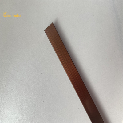 샹파뉴 스테인레스 강 타일 정비 0.6MM 두께 Ｕ 슬롯 프로필름