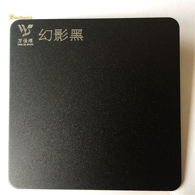 샌드브래스트 검은색 0.55mm 두께 304 스테인레스 스틸 장식용 SS판 평면 모양