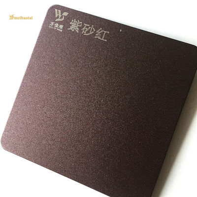 좋은 가격 자주빛인 브러시 201 스테인레스 강 부엌 벽 시트와 빨간 반대론자 - 지문 온라인으로